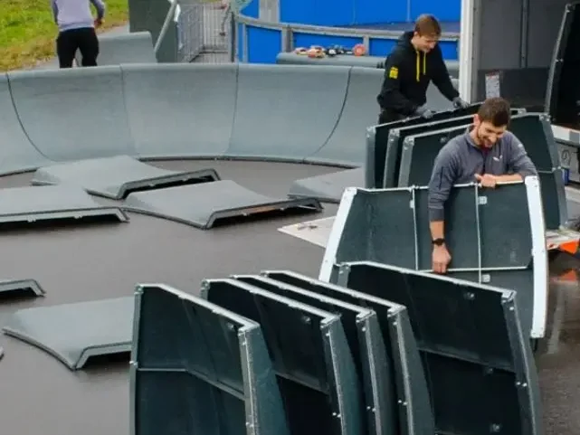 Montage modular Pumptrack